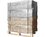 Premium RUF Buche Holzbriketts Palette 480 kg ( Halbe Palette )